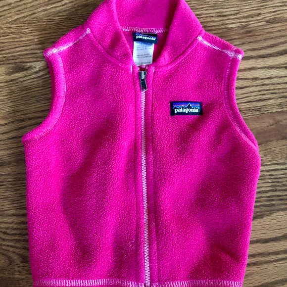 baby girl fleece vest